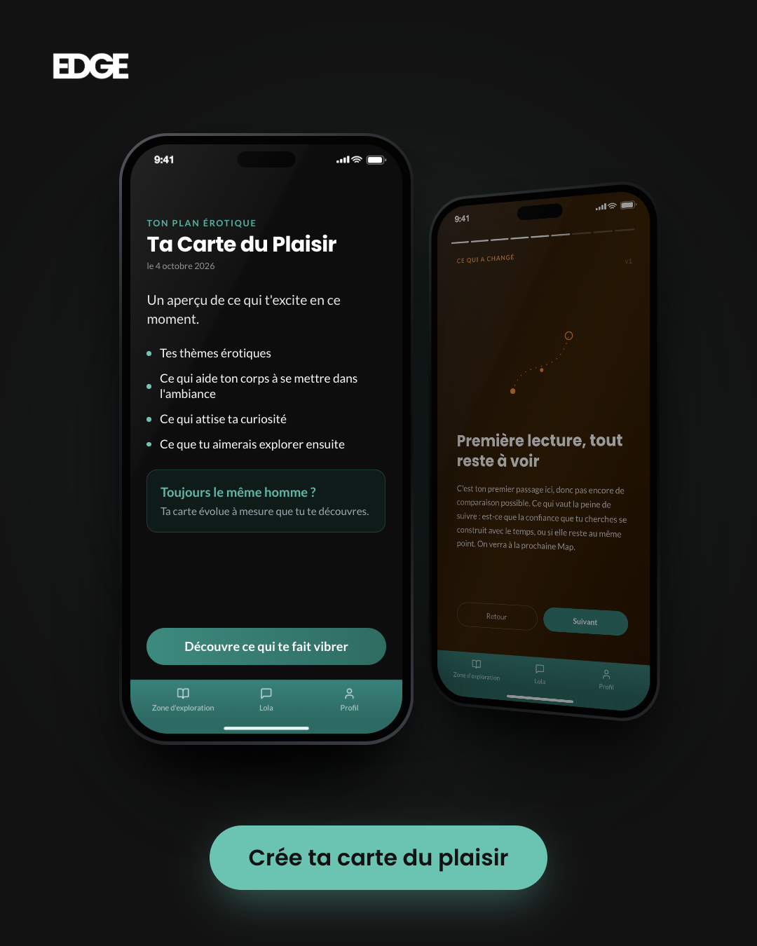 Crée ta carte du plaisir avec l’appli EDGE