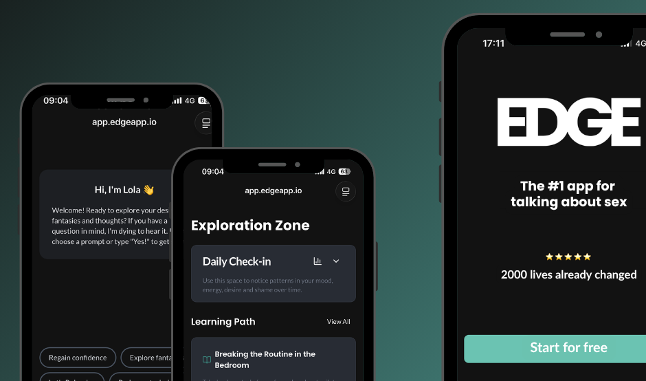 Edge app #1 to talk sex